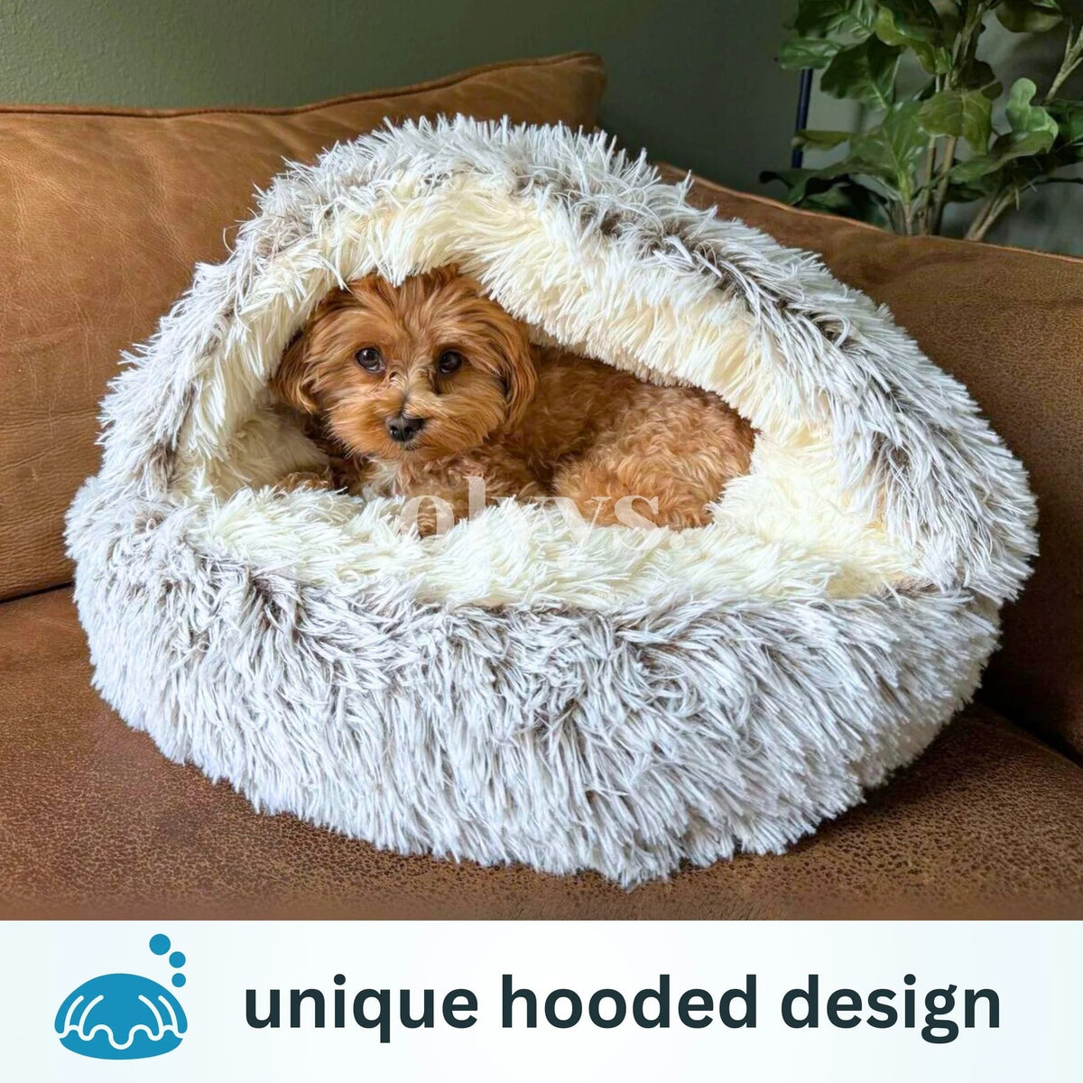 Cozy Cocoon™ Calming Pet Bed Anxiety Relief for Dogs & Cats