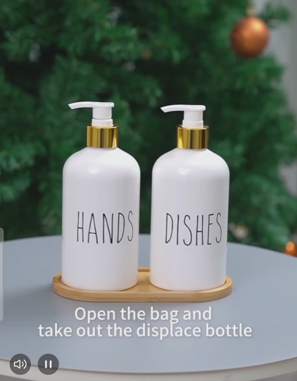 2pcs Letter Graphic Soap Dispenser for Kitchen And Bathroom