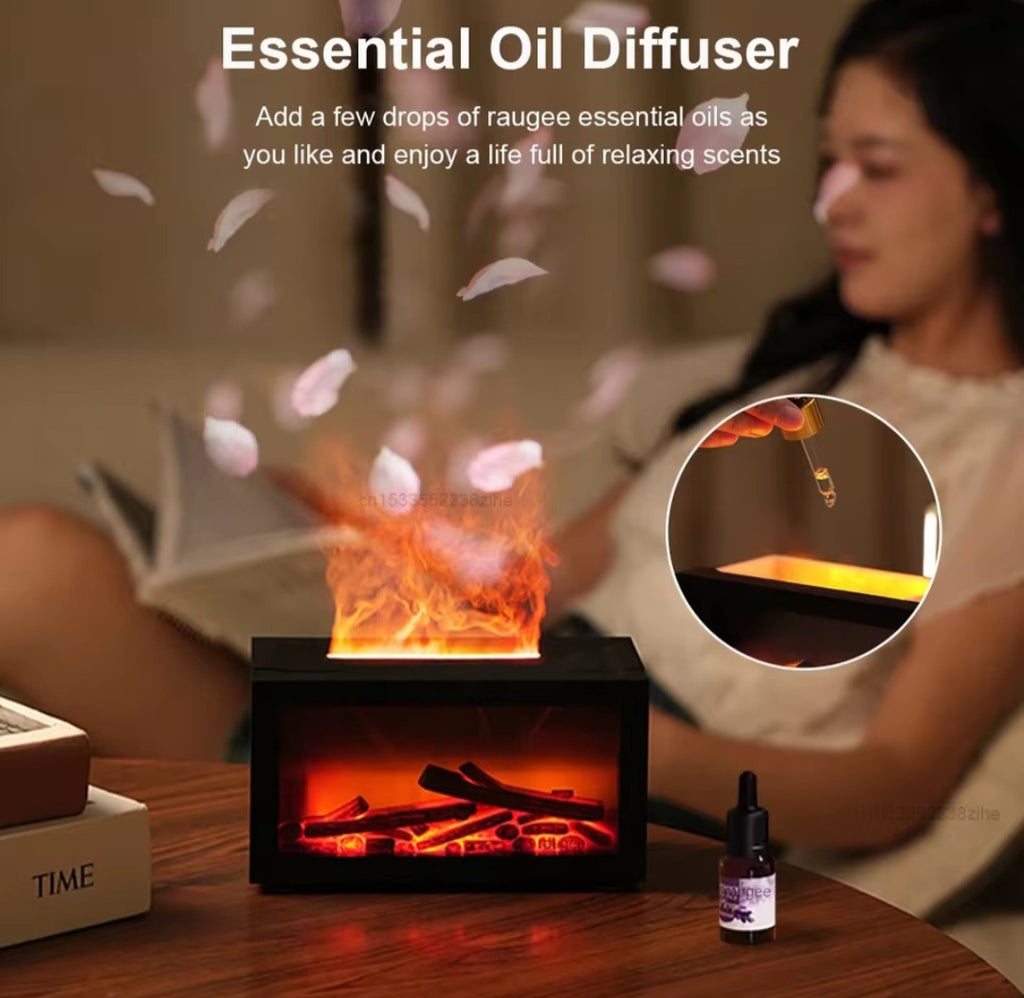 AROMATHERAPY FLAME HUMIDIFIER