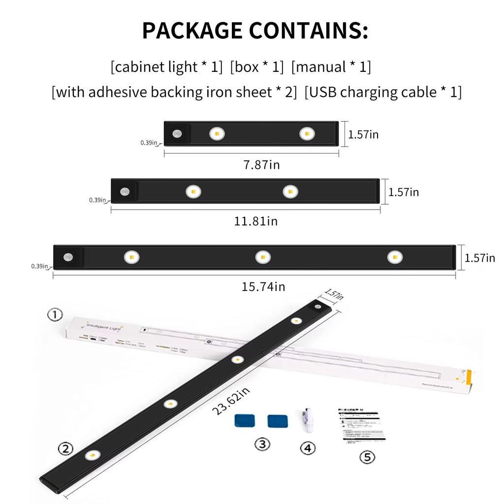 Smart Motion Sensor LED Cabinet Light