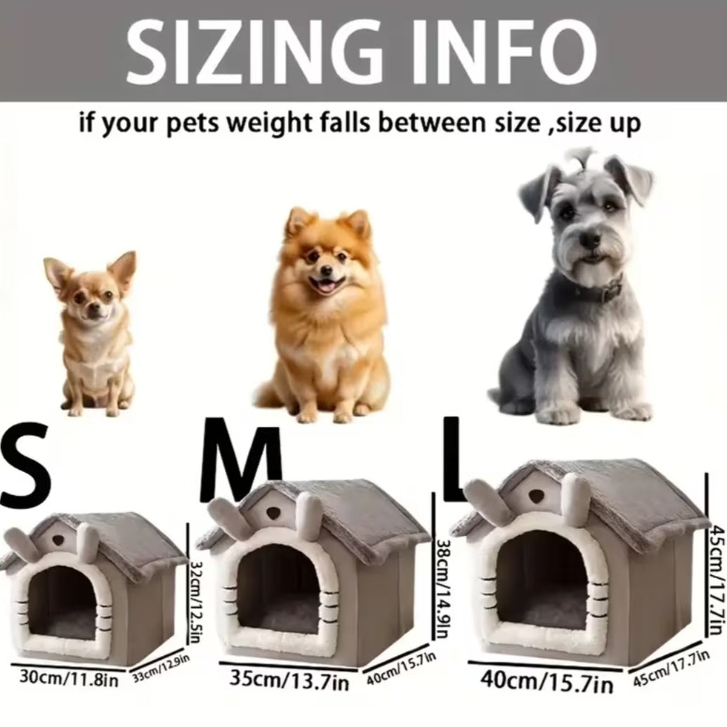 Dog House All Seasons Warm Washable Cat Cave Dog House Indoor Soft Removable