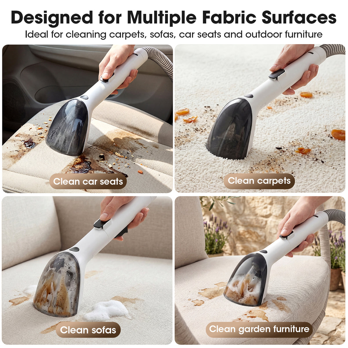 Lubluelu V2 Multi-Purpose Portable Carpet And UpholsterySpot Cleaner Machine