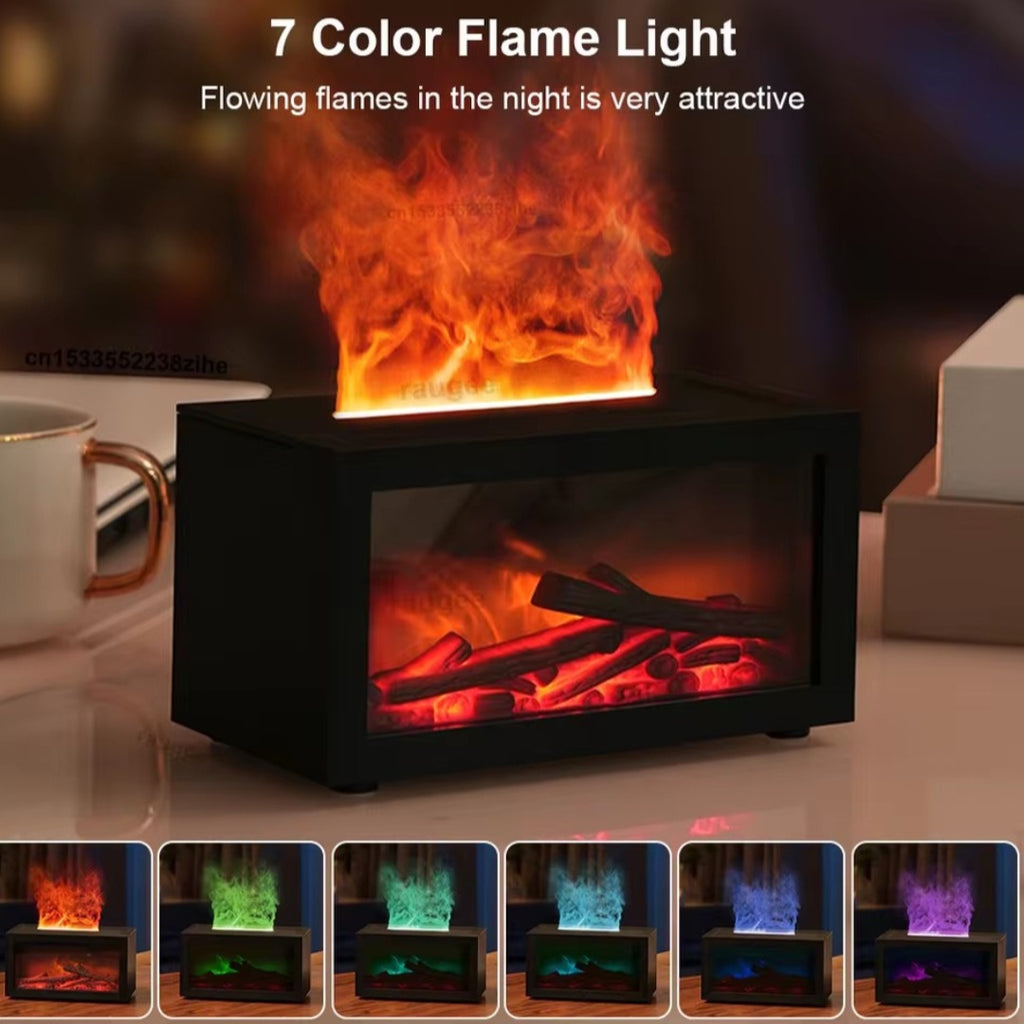 AROMATHERAPY FLAME HUMIDIFIER