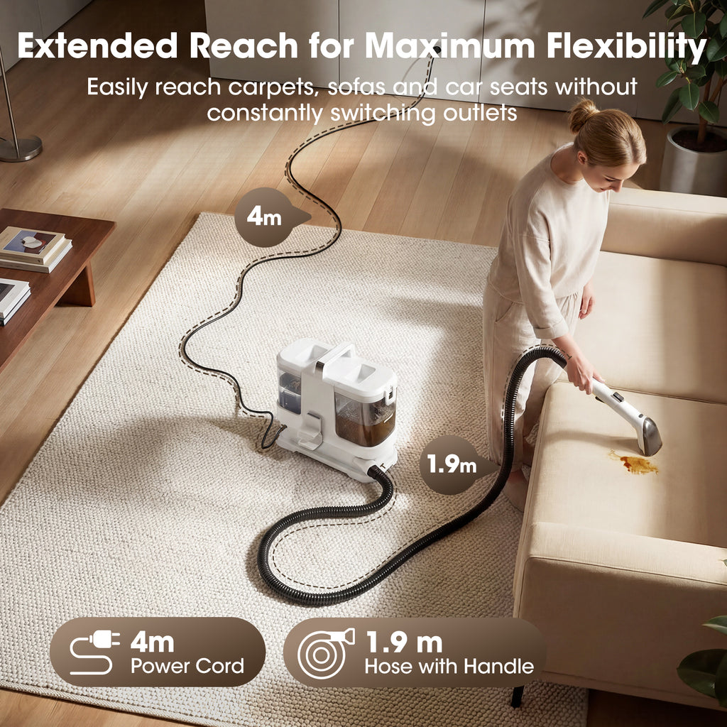 Lubluelu V2 Multi-Purpose Portable Carpet And UpholsterySpot Cleaner Machine