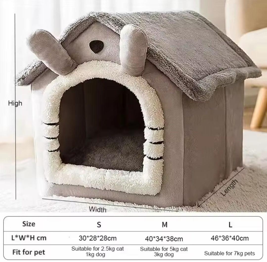 Dog House All Seasons Warm Washable Cat Cave Dog House Indoor Soft Removable